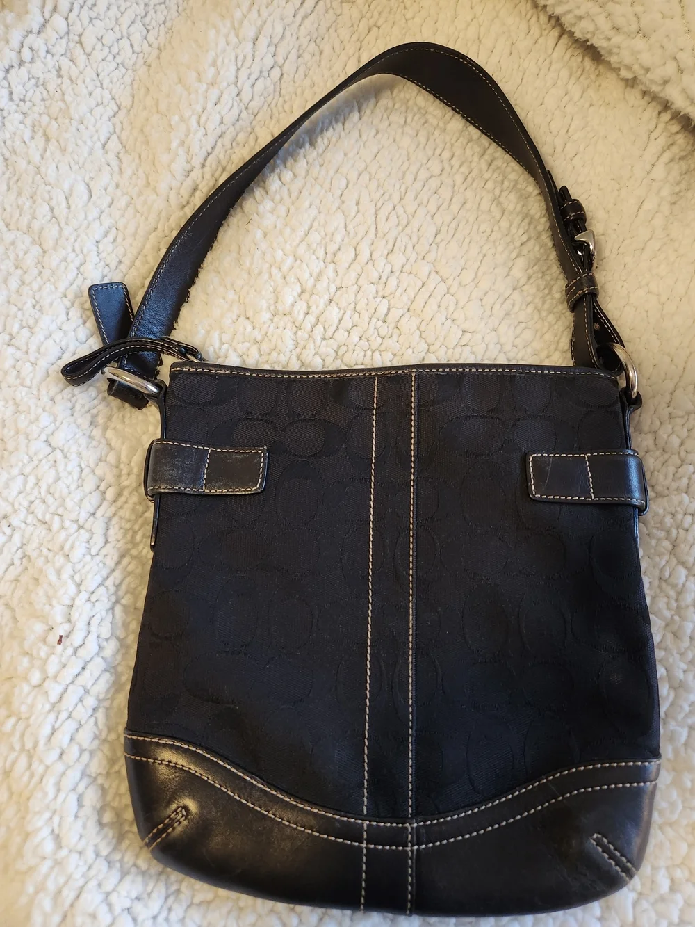 Coach Soho Signature Jacquard Shoulder Bag